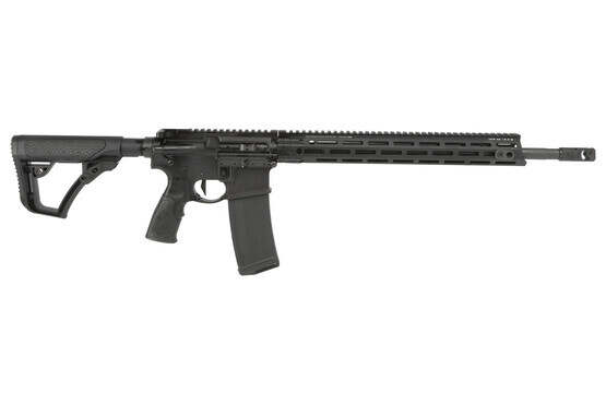 The Daniel Defense DDM4v7 Pro AR15 rifle features a 16 inch 5.56 cold hammer forged barrel